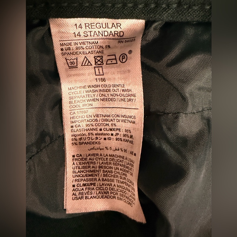 Old Navy Pixie Winter Spruce Women’s Size 14 Mid-Rise Pants - Picture 10 of 11